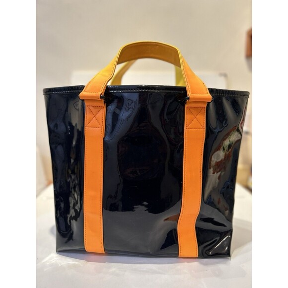 Marc Jacobs Womens Shopper/Beach Tote Orange/Yellow/Black Large Great Condition! - Picture 2 of 9